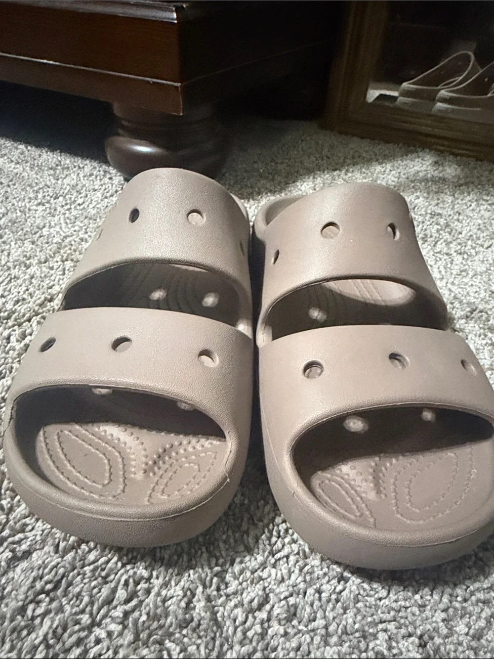 Tan Croc Sandals